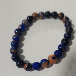 Semi Precious Gemstone Beaded Stretch Bracelet